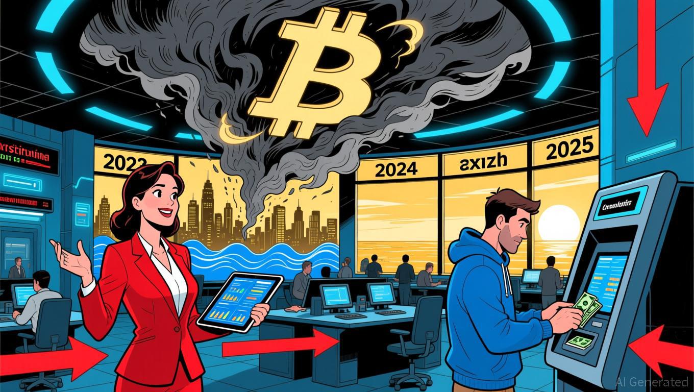 机构投资者在市场波动中对比特币信心的对比